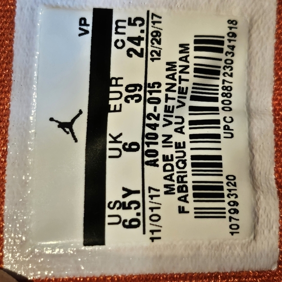 Nike Air Jordan Westbrook Why Not Zero Blue Red A01042-015 Size 6.5Y - Picture 8 of 8